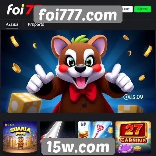 Jogos populares disponíveis no site foi777.com